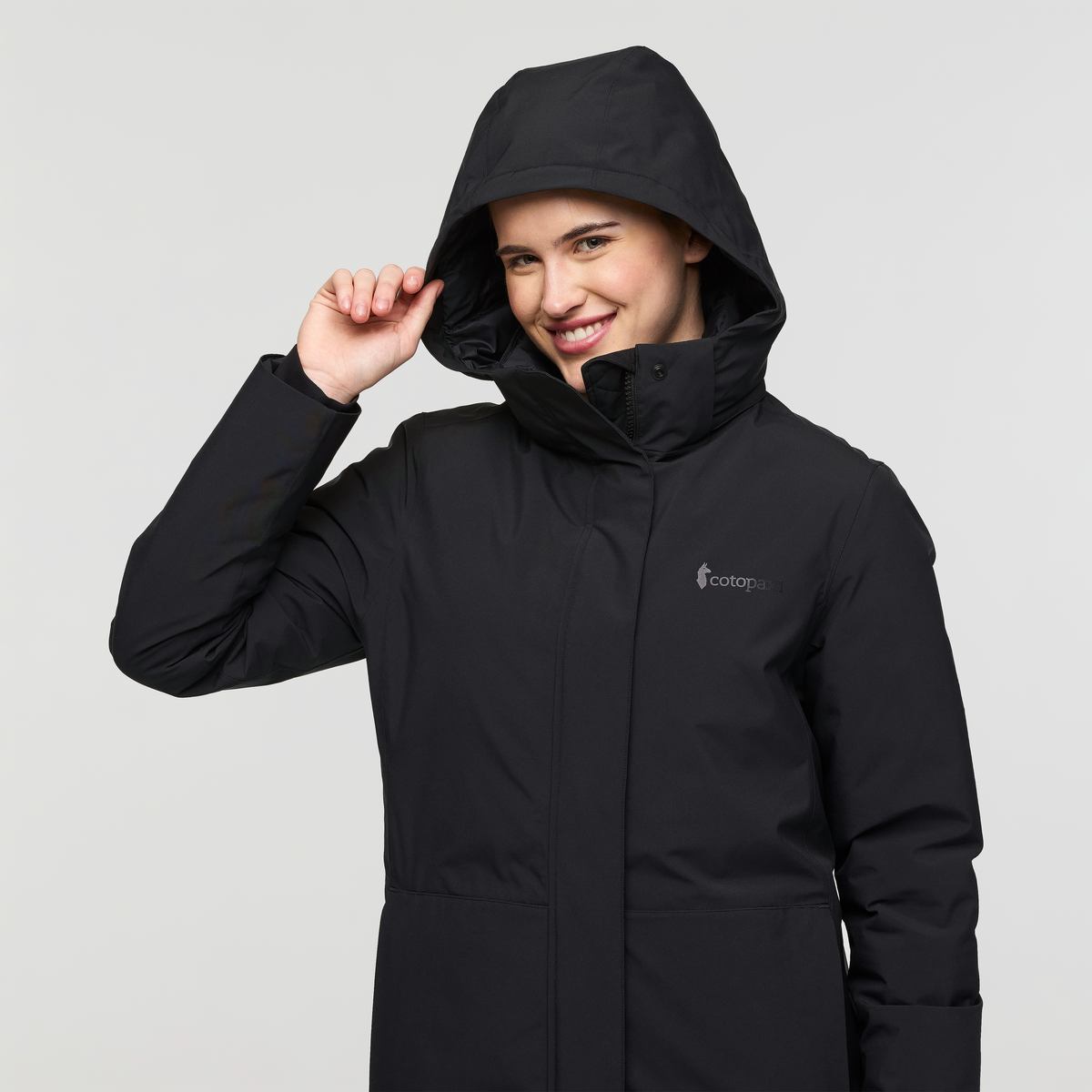 Calidez Down Parka - Women's, Cotopaxi Black, Model Kathleen