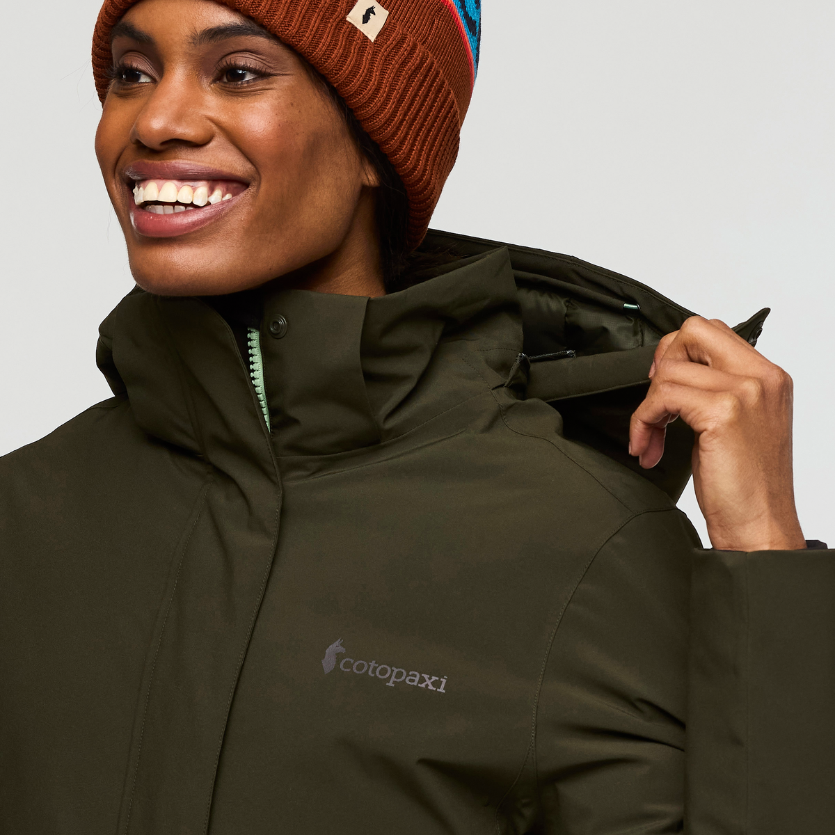 Calidez Down Parka - Women's, Woods, Model Sydney