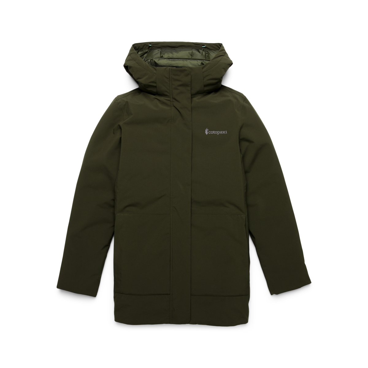 Calidez Down Parka - Women's, Woods, Model Sydney