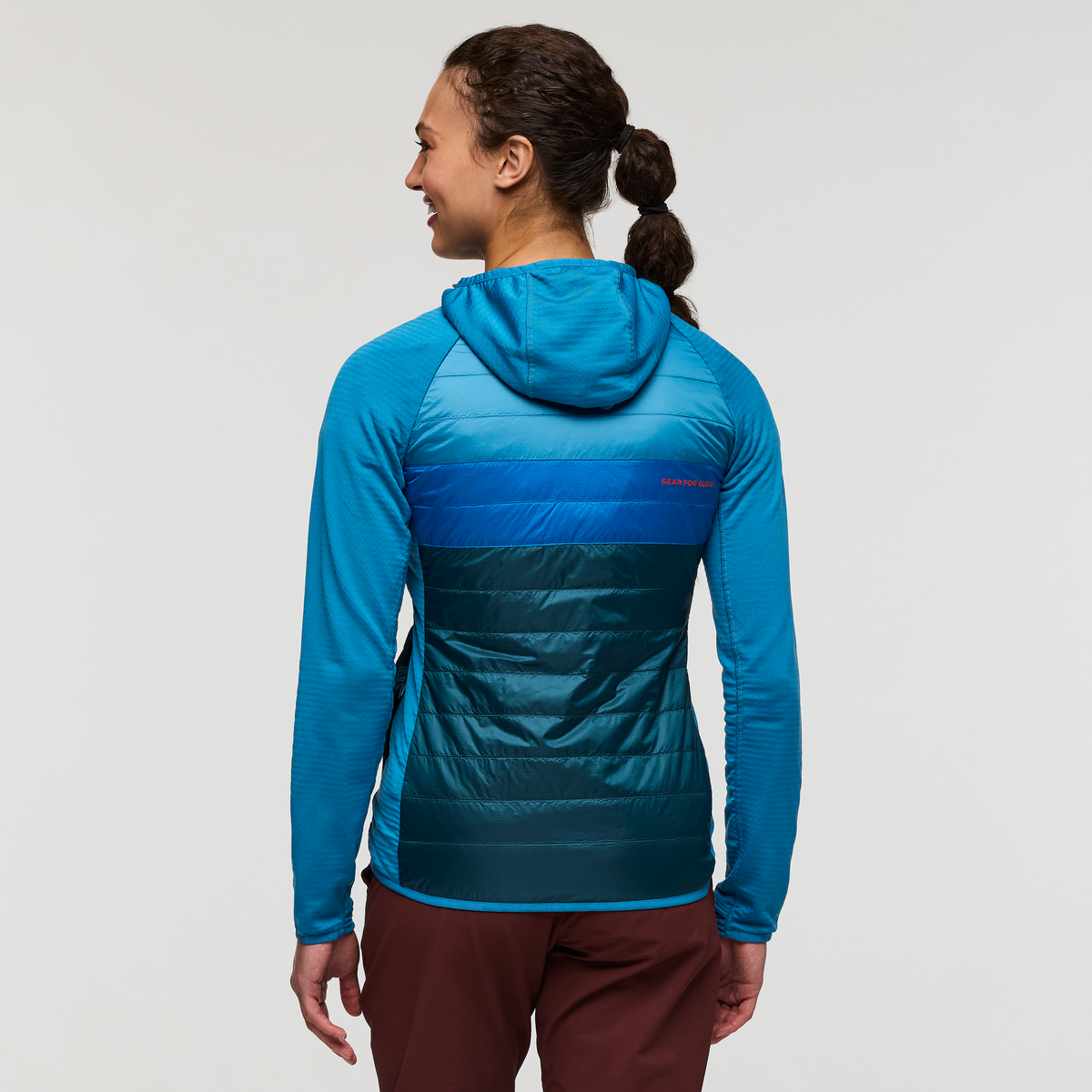 Capa Hybrid Insulated Hooded Jacket - Women's, Lake/Abyss, Model London