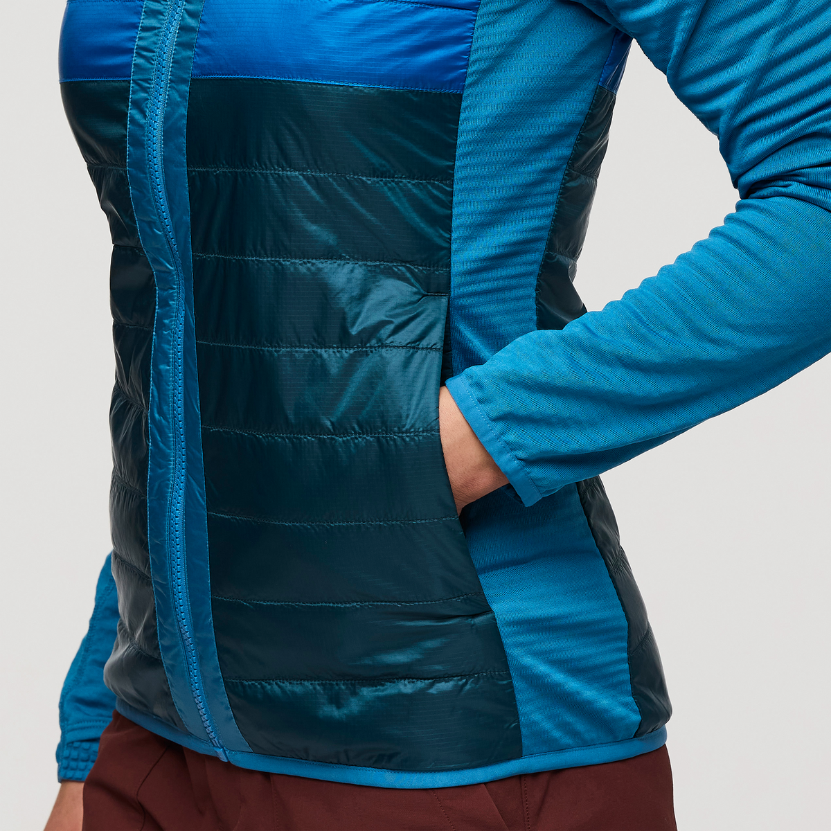 Capa Hybrid Insulated Hooded Jacket - Women's, Lake/Abyss, Model London