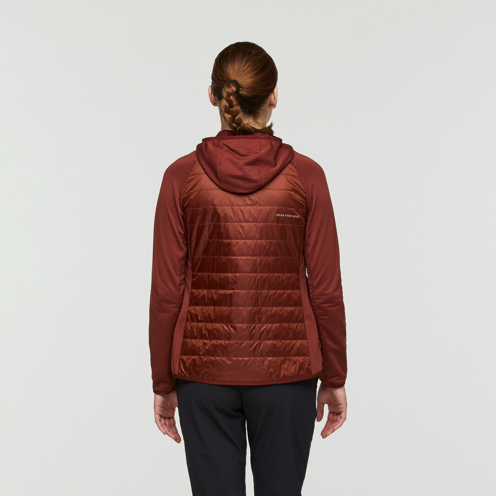 Capa Hybrid Insulated Hooded Jacket - Women's, Rusty, Model Kathleen