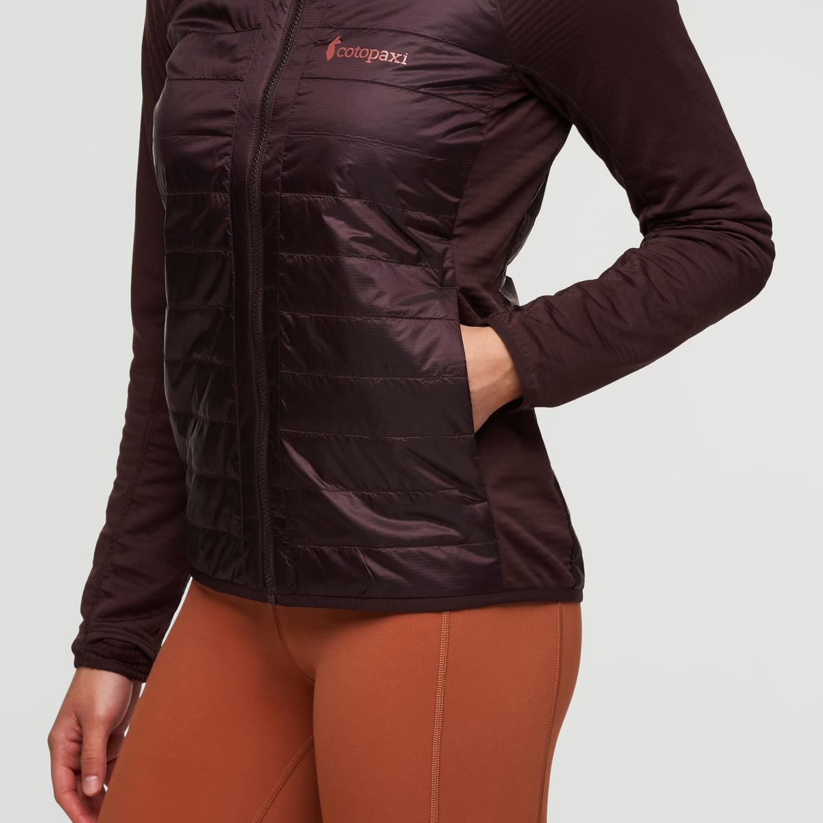 Capa Hybrid Insulated Jacket - Women's, Coffee, Model London