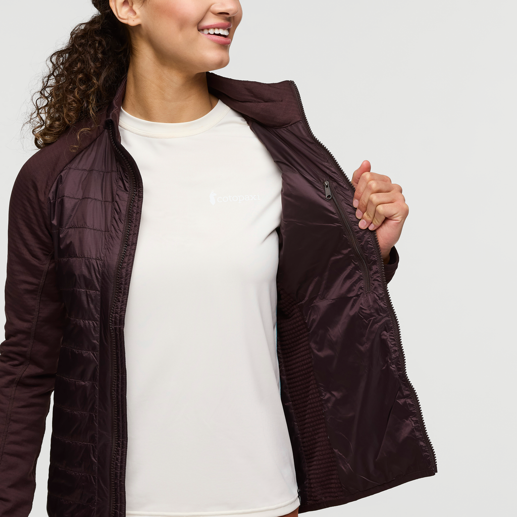 Capa Hybrid Insulated Jacket - Women's, Coffee, Model London