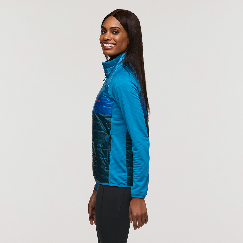 Capa Hybrid Insulated Jacket - Women's, Lake/Abyss, Model Sydney