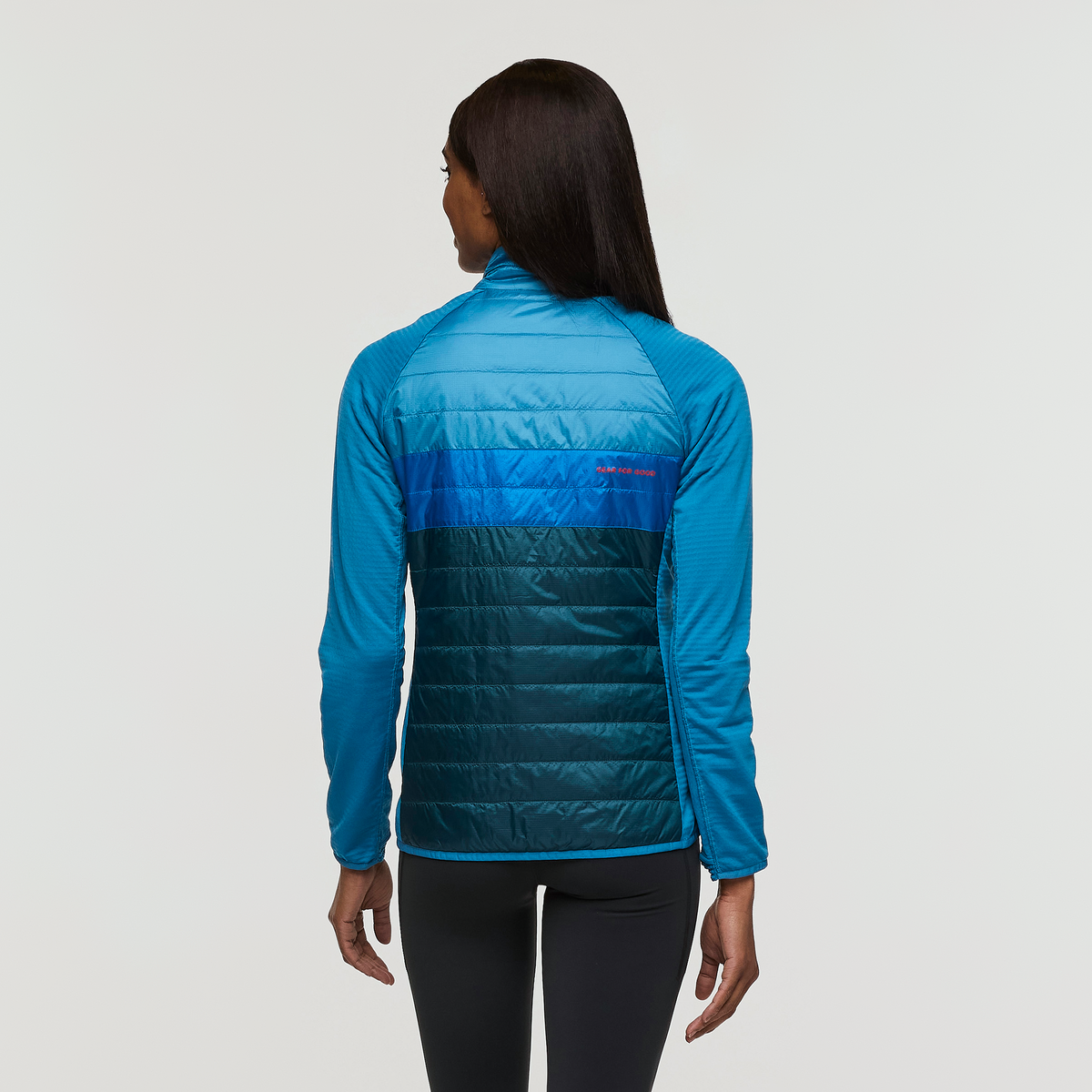 Capa Hybrid Insulated Jacket - Women's, Lake/Abyss, Model Sydney