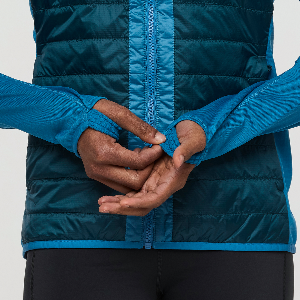 Capa Hybrid Insulated Jacket - Women's, Lake/Abyss, Model Sydney