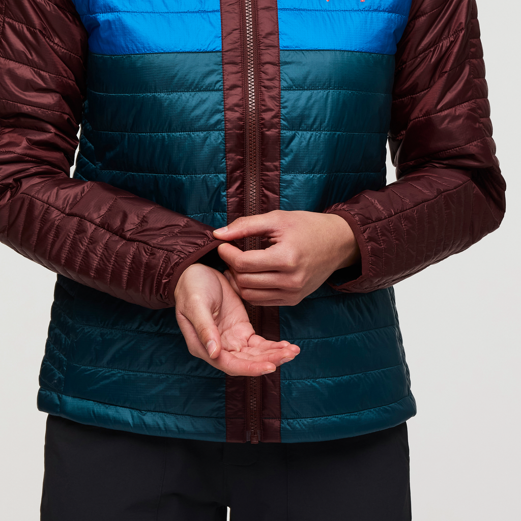 Capa Insulated Hooded Jacket - Women's, Chestnut/Abyss, Model London