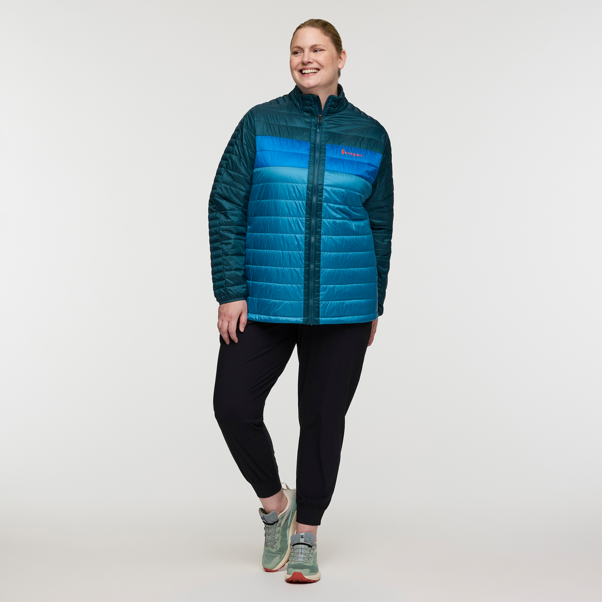 Capa Insulated Jacket - Women's, Abyss/Lake, Model Nicole
