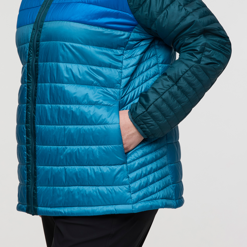 Capa Insulated Jacket - Women's, Abyss/Lake, Model Nicole