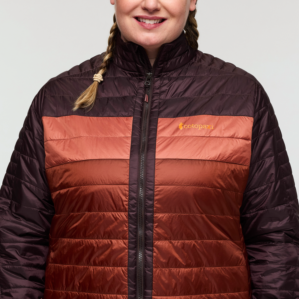 Capa Insulated Jacket - Women's, Coffee/Rusty, Model Nicole