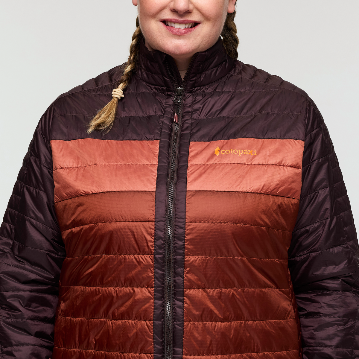 Capa Insulated Jacket - Women's, Coffee/Rusty, Model Nicole