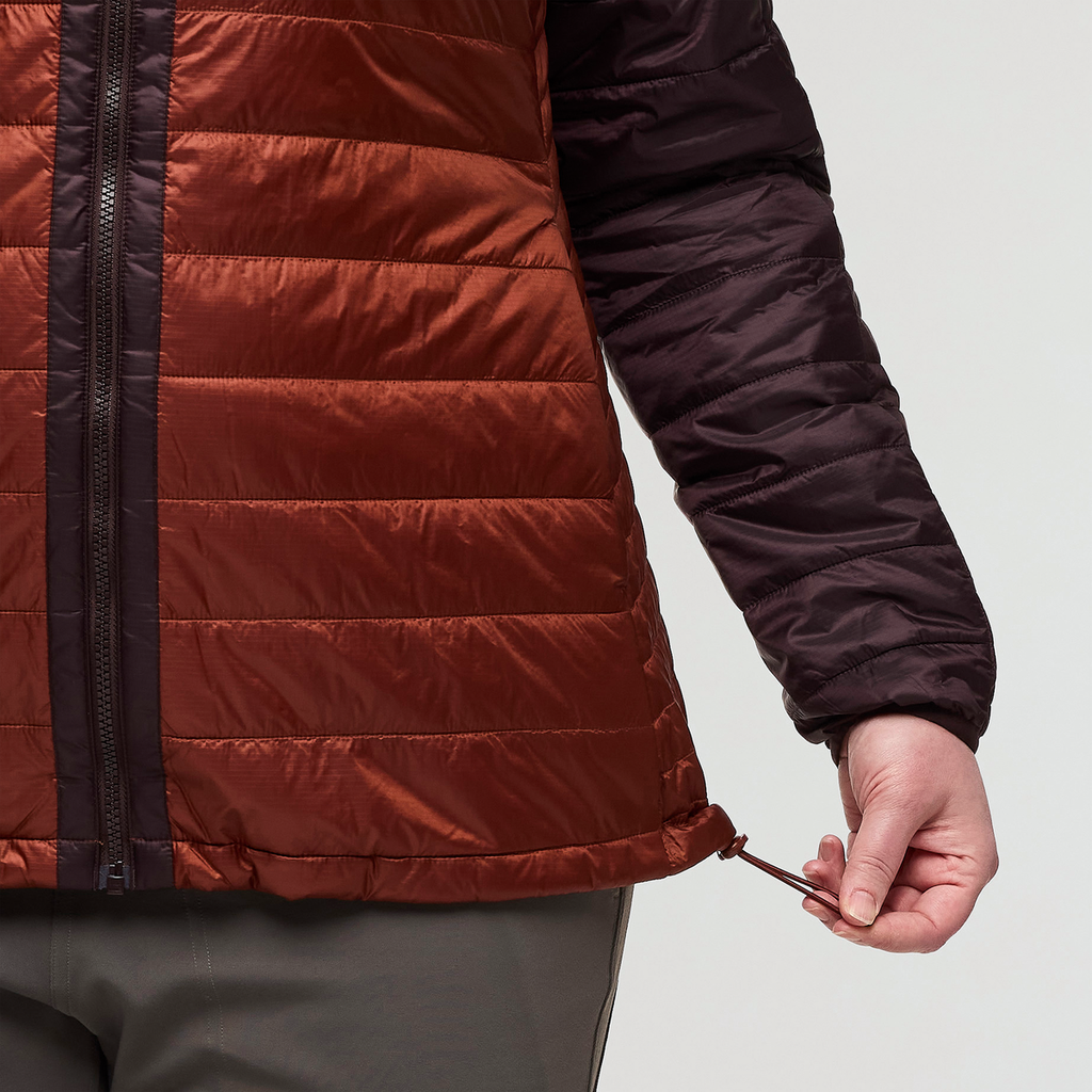 Capa Insulated Jacket - Women's, Coffee/Rusty, Model Nicole