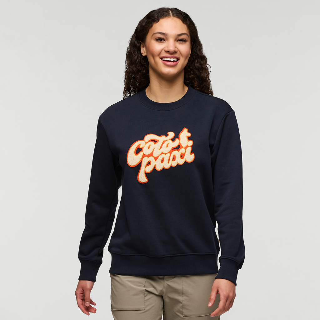 Coto-Patch Crew Sweatshirt - Women's, Carbon, Model London