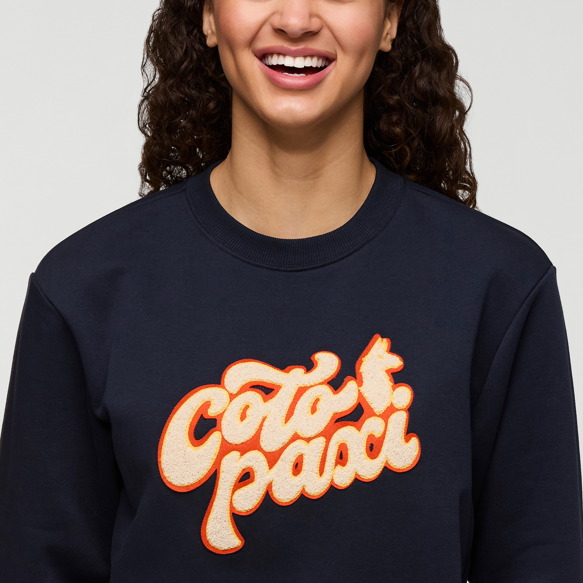 Coto-Patch Crew Sweatshirt - Women's, Carbon, Model London