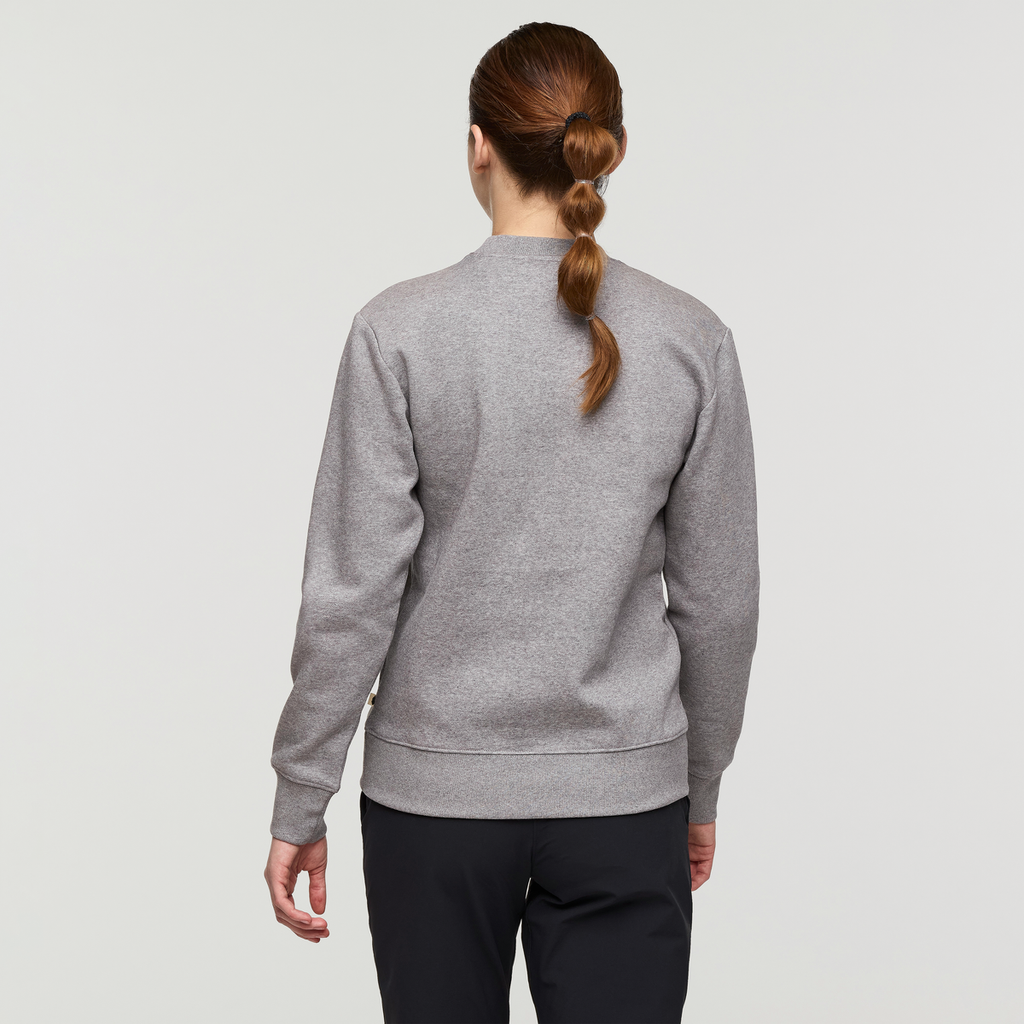 Coto-Patch Crew Sweatshirt - Women's, Heather Grey, Model Kathleen