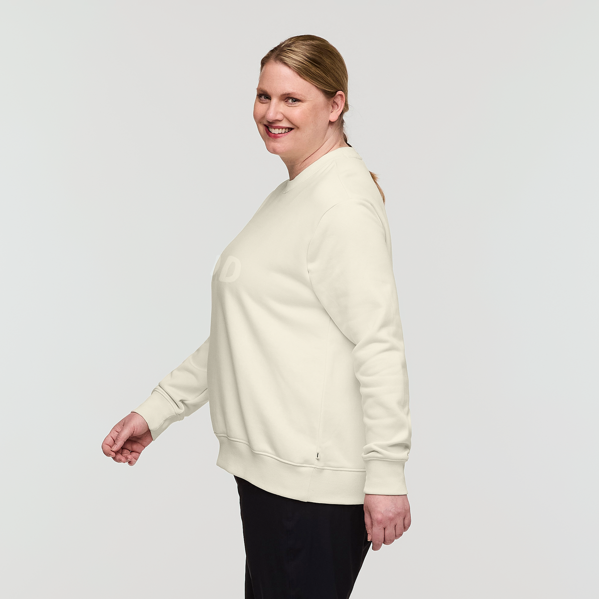 Do Good Crew Sweatshirt - Women's, Bone, Model Nicole