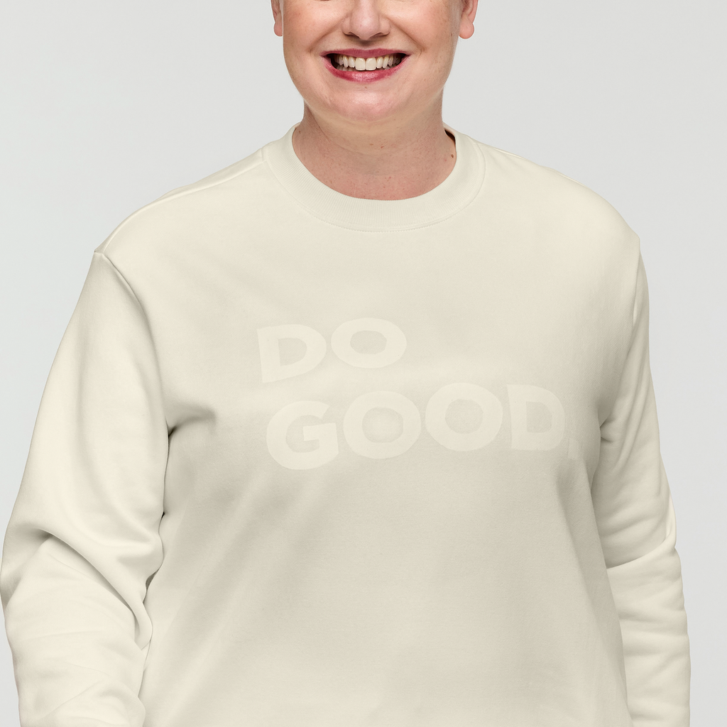 Do Good Crew Sweatshirt - Women's, Bone, Model Nicole