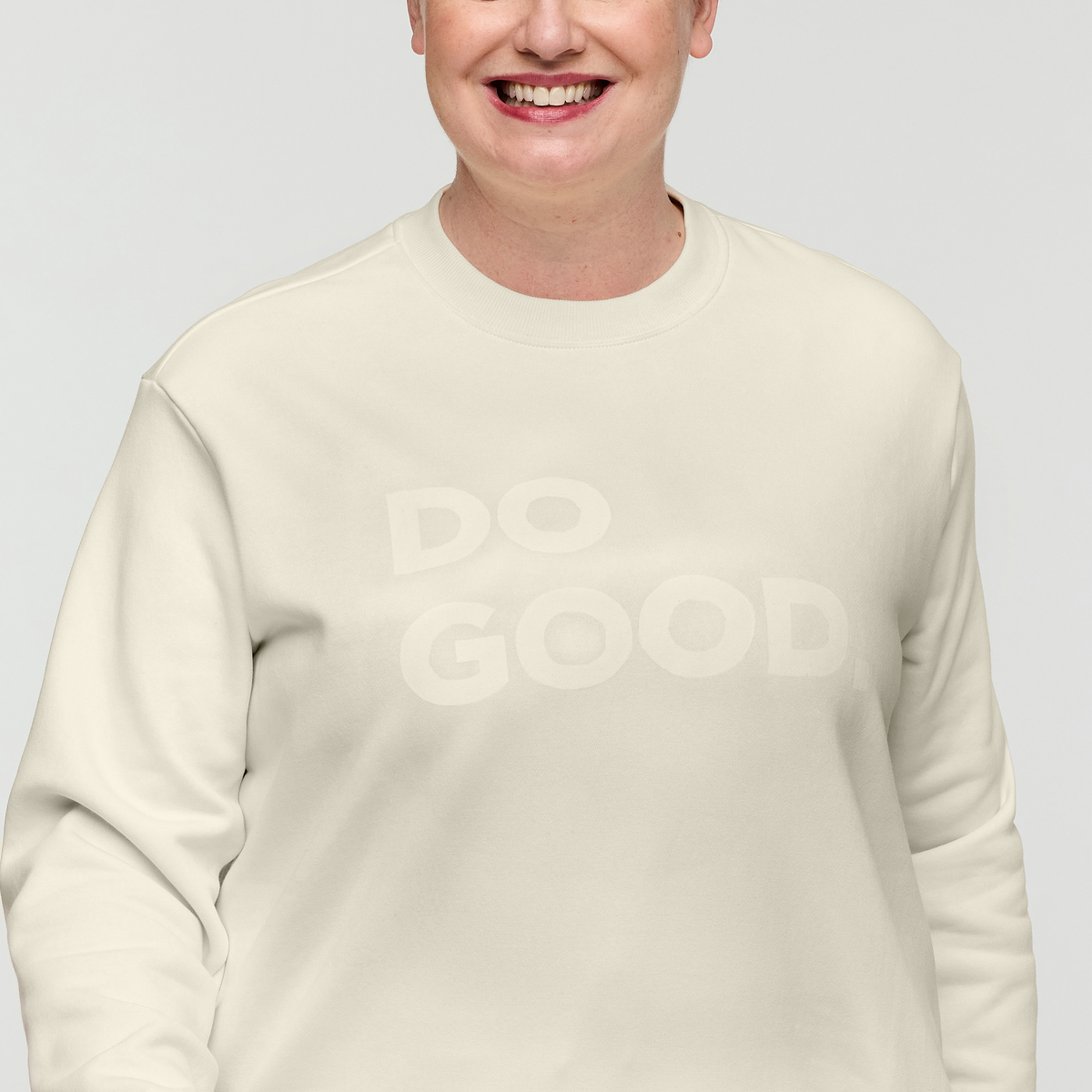Do Good Crew Sweatshirt - Women's, Bone, Model Nicole