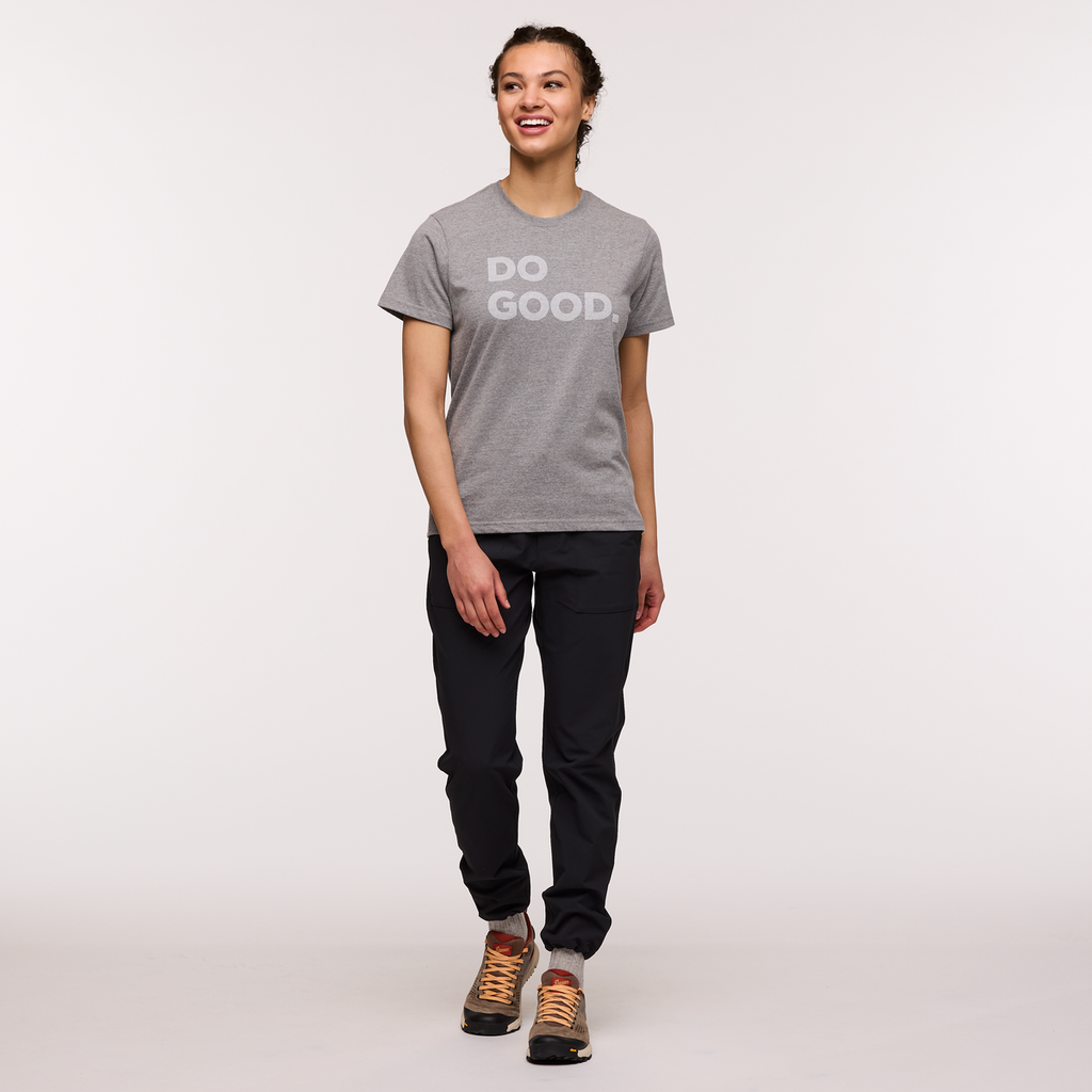 Do Good T-Shirt - Women's, Heather Grey, Model London