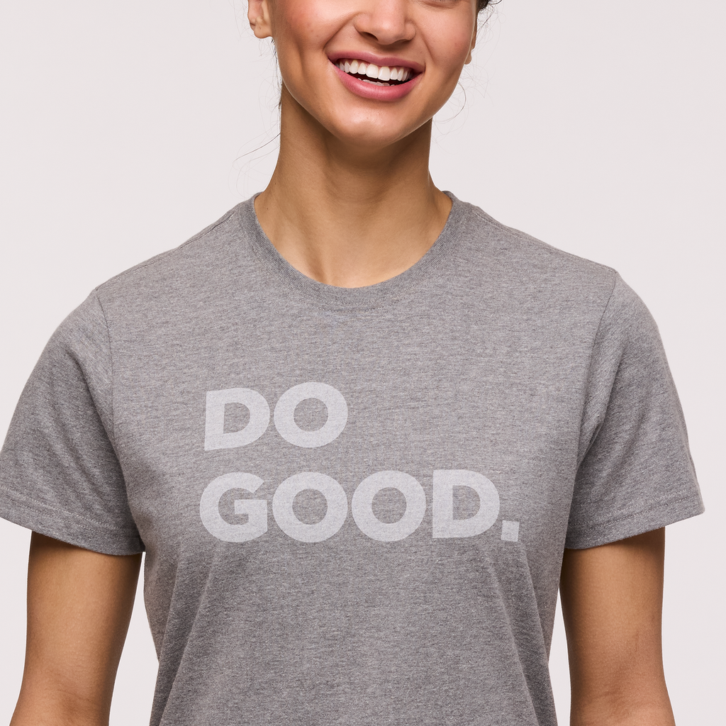 Do Good T-Shirt - Women's, Heather Grey, Model London