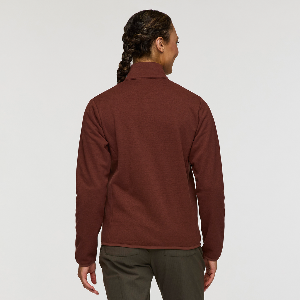 Envo Fleece Full-Zip Jacket - Women's, Heather Chestnut, Model London