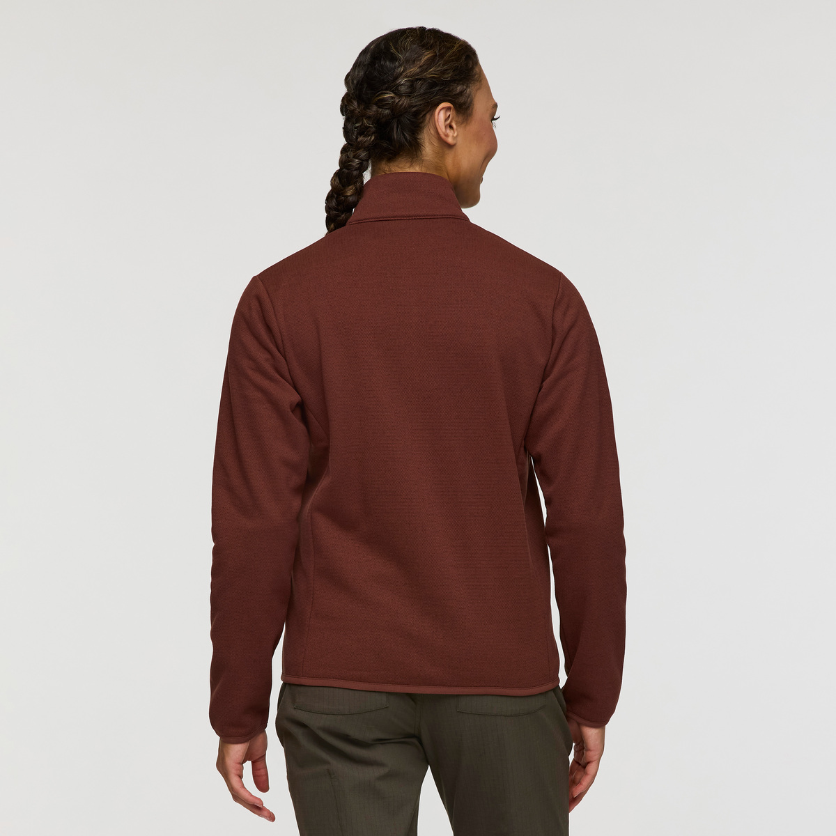 Envo Fleece Full-Zip Jacket - Women's, Heather Chestnut, Model London