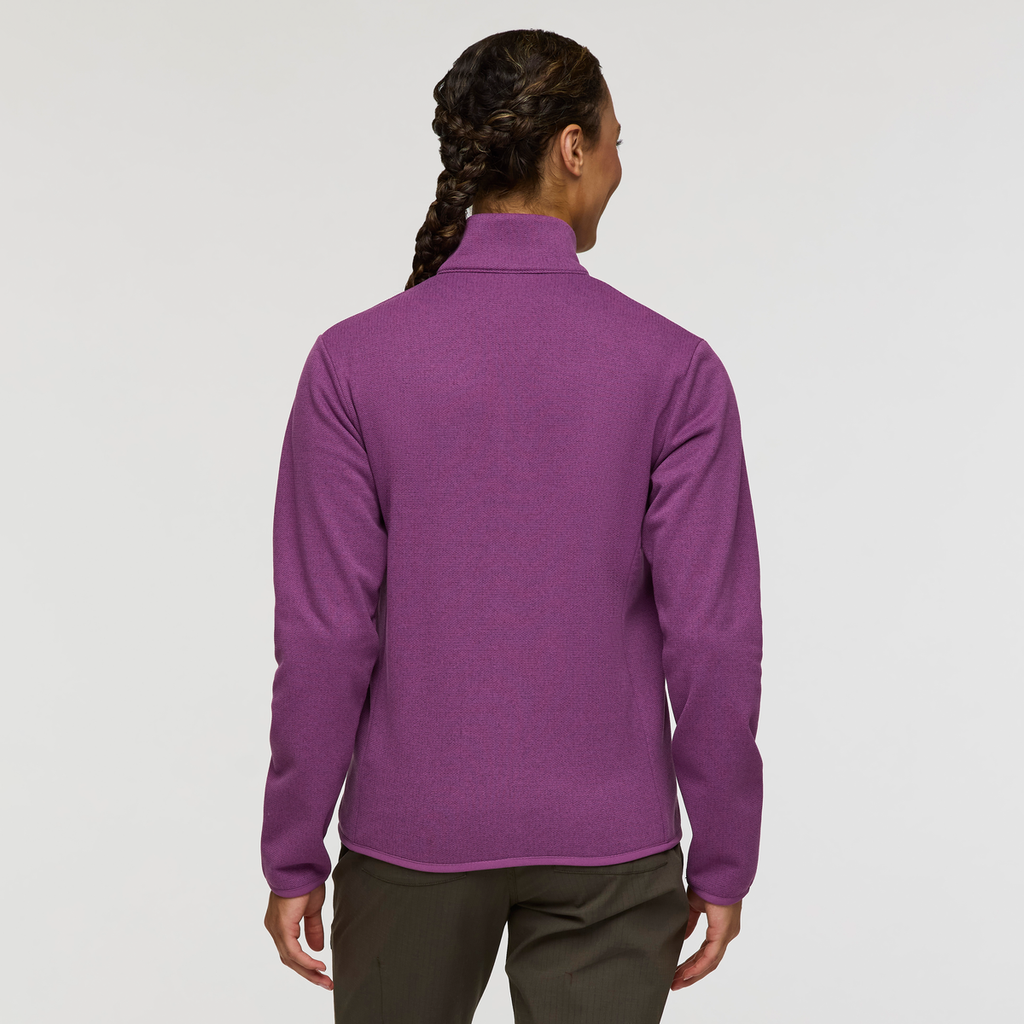 Envo Fleece Full-Zip Jacket - Women's, Heather Mauve, Model London
