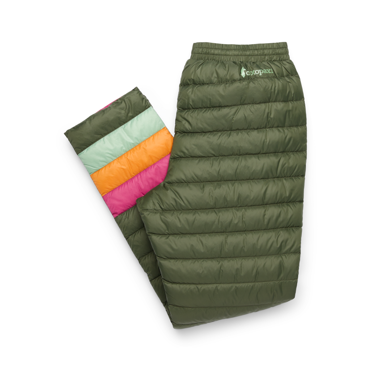 Fuego Down Pant - Women's, Fatigue Stripes