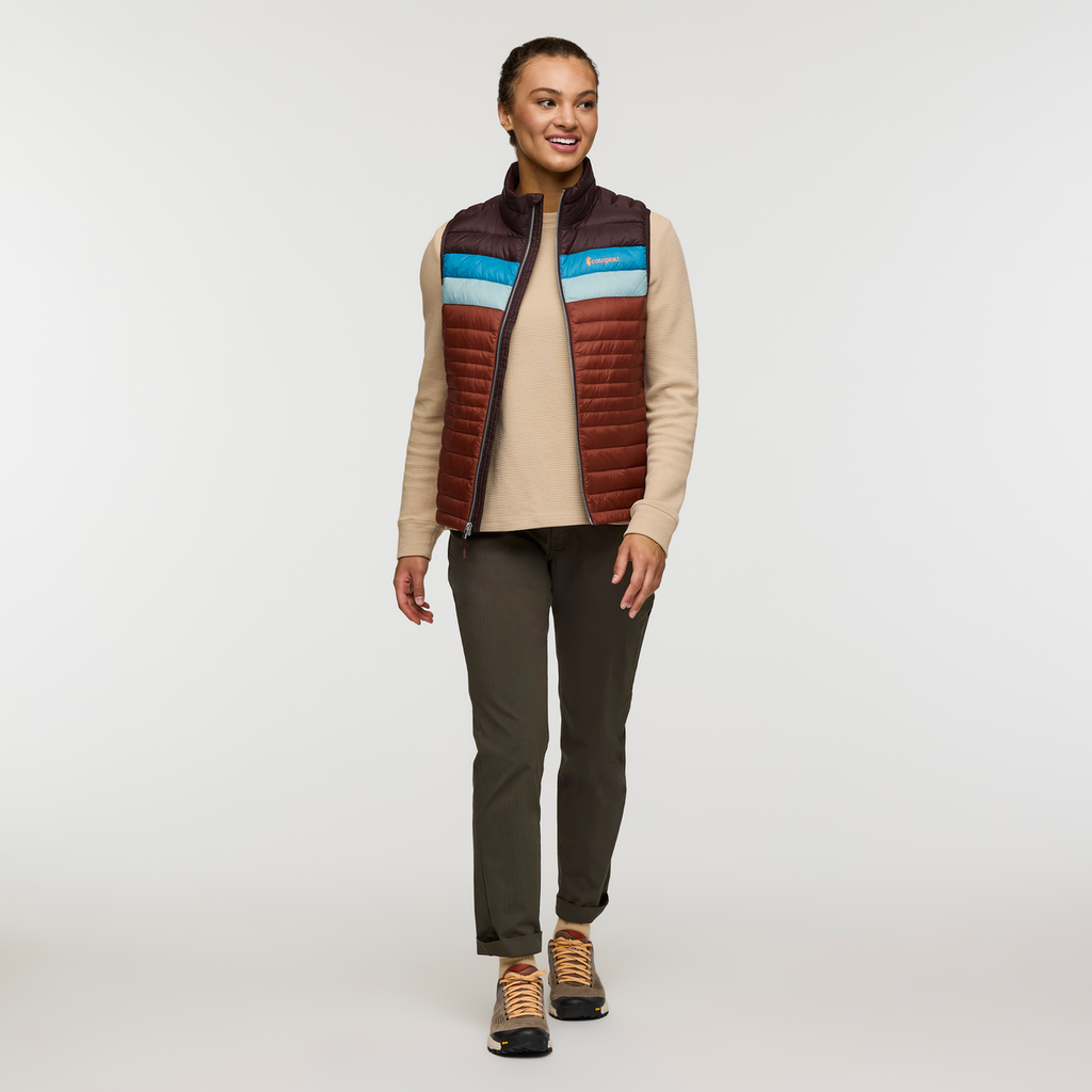 Fuego Down Vest - Women's, Coffee/Rusty, Model London
