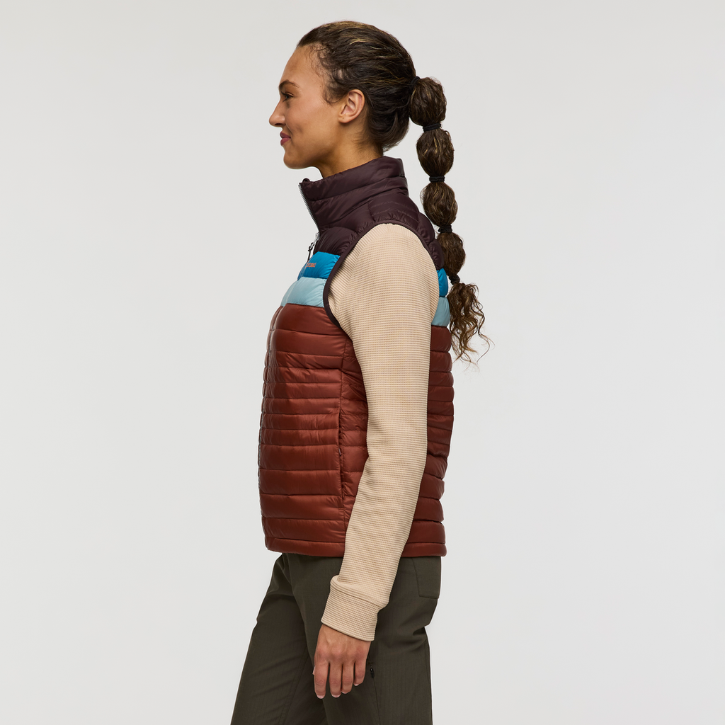 Fuego Down Vest - Women's, Coffee/Rusty, Model London
