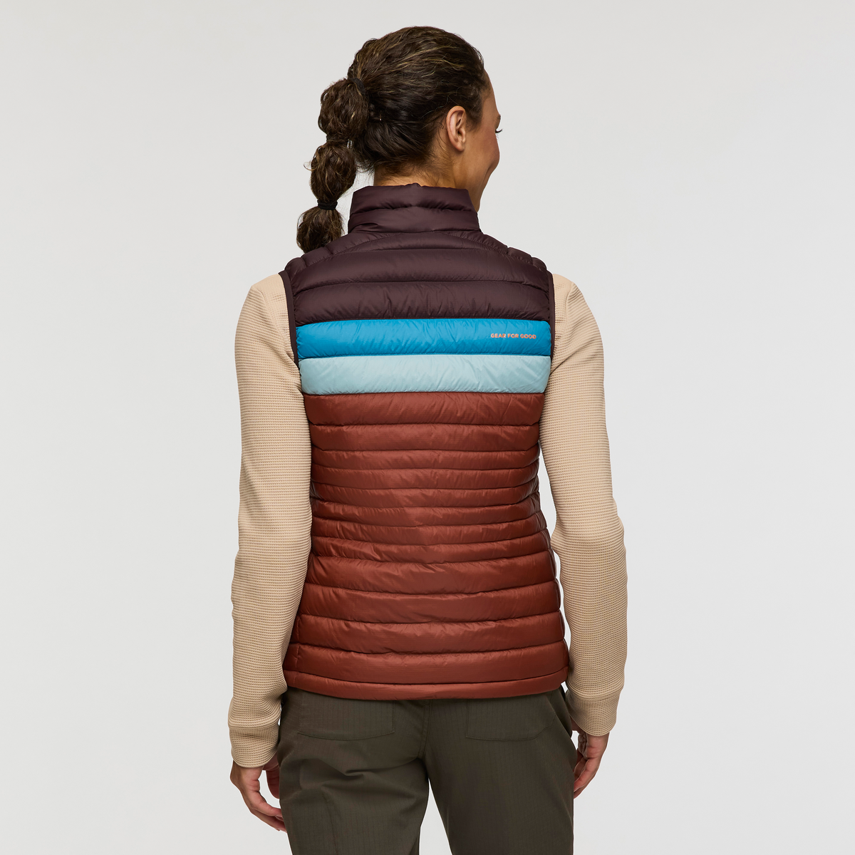 Fuego Down Vest - Women's, Coffee/Rusty, Model London