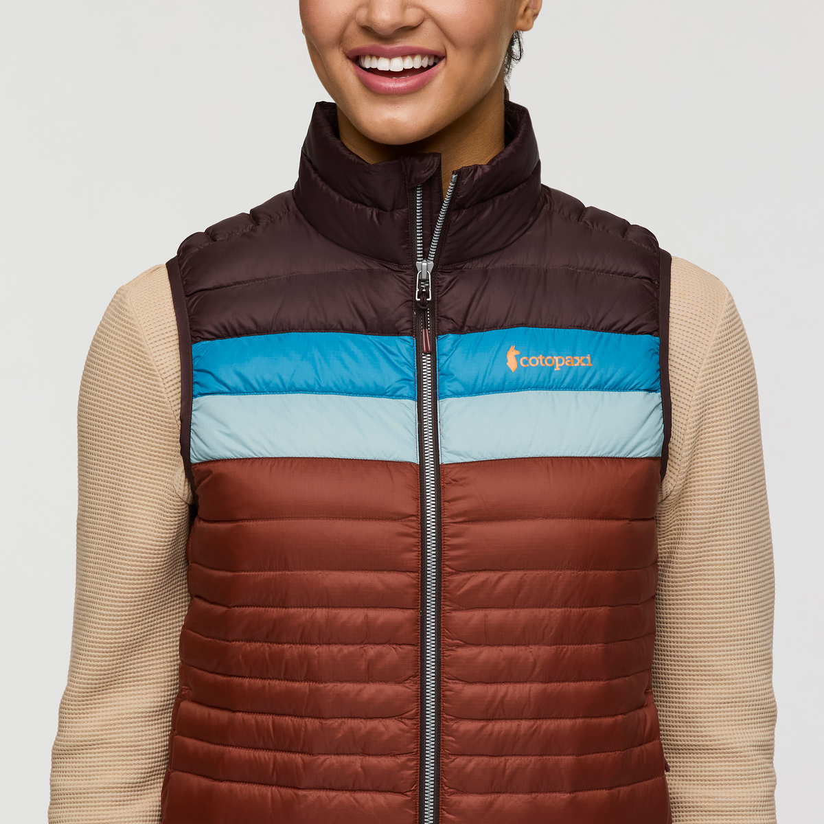 Fuego Down Vest - Women's, Coffee/Rusty, Model London