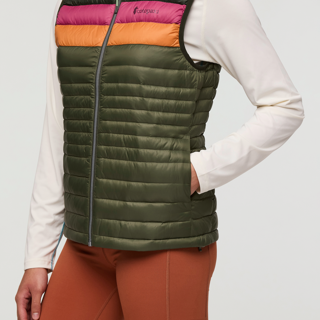 Fuego Down Vest - Women's, Woods/Fatigue, Model London