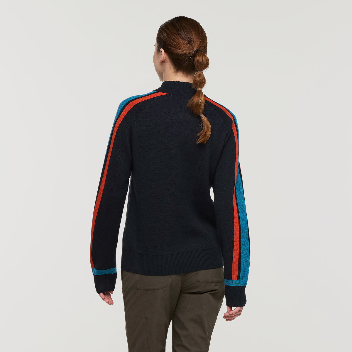 Libre Mock Sweater - Women's, Carbon, Model Kathleen