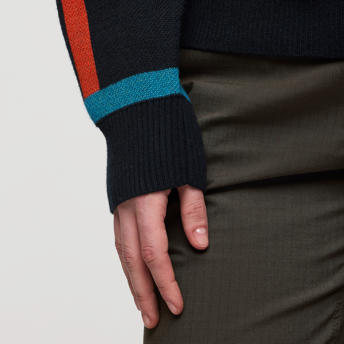 Libre Mock Sweater - Women's, Carbon, Model Kathleen