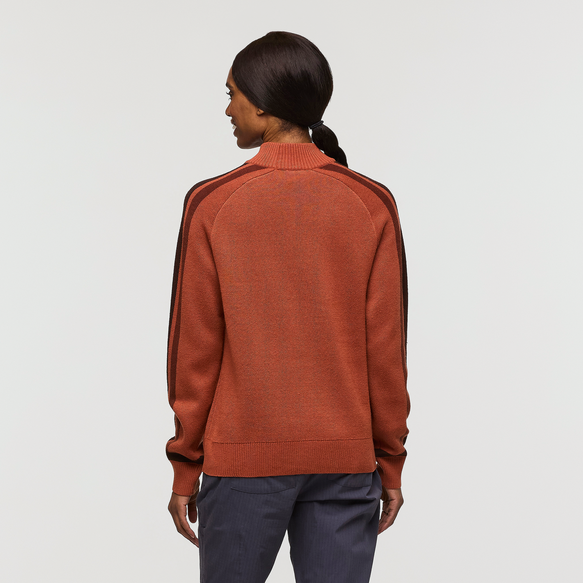 Libre Mock Sweater - Women's, Faded Brick, Model Sydney