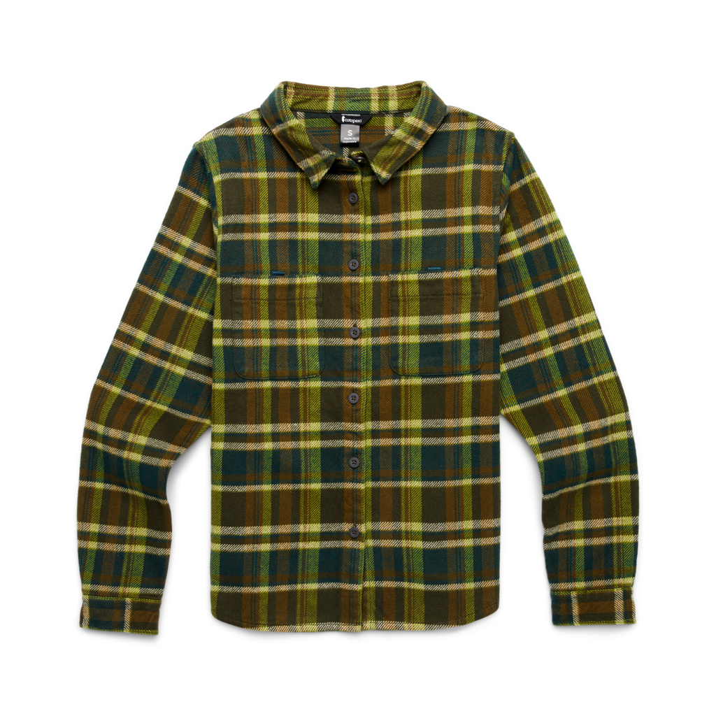 Mero Organic Flannel Shirt - Women's, Woods Plaid