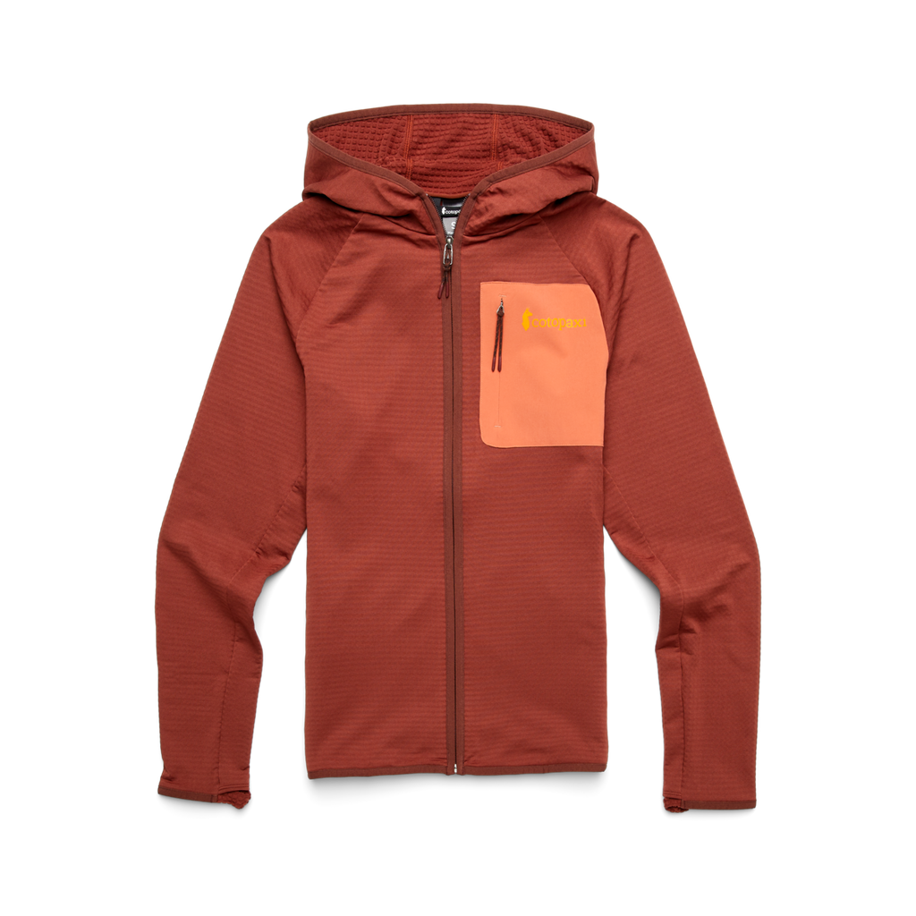 Otero Fleece Full-Zip Hooded Jacket - Women's, Rusty