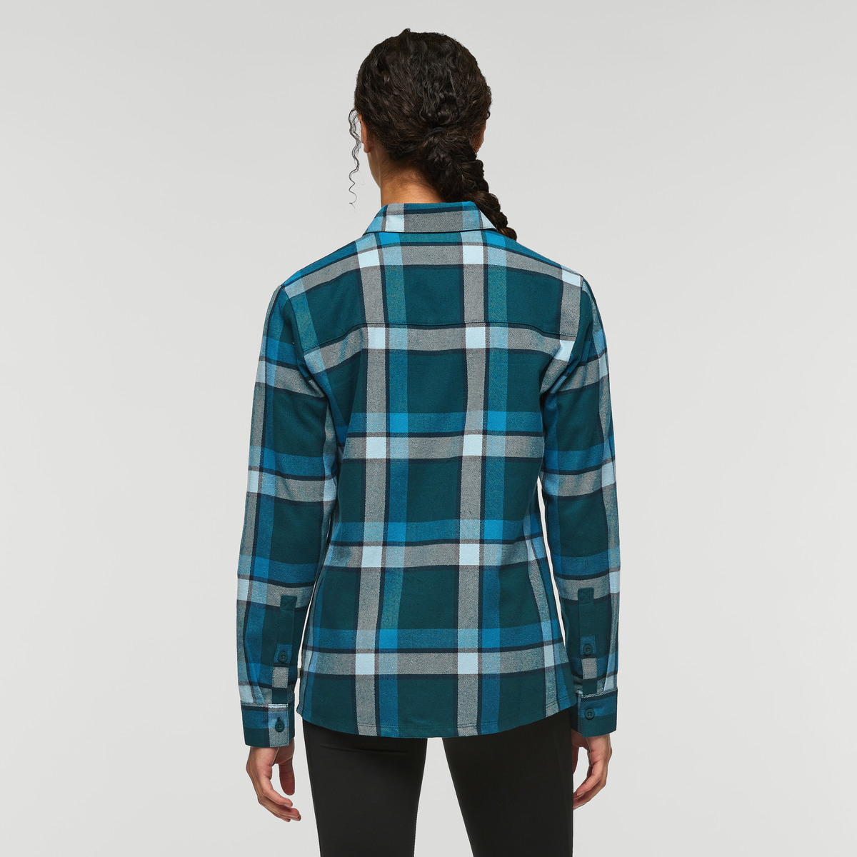 Quedo Flannel Shirt - Women's, Abyss Plaid, Model London