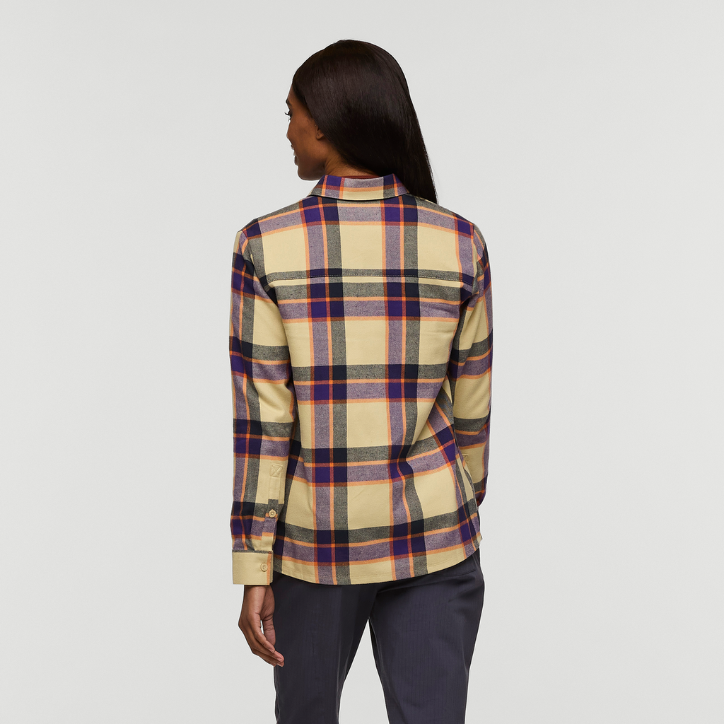 Quedo Flannel Shirt - Women's, Grain Plaid, Model London