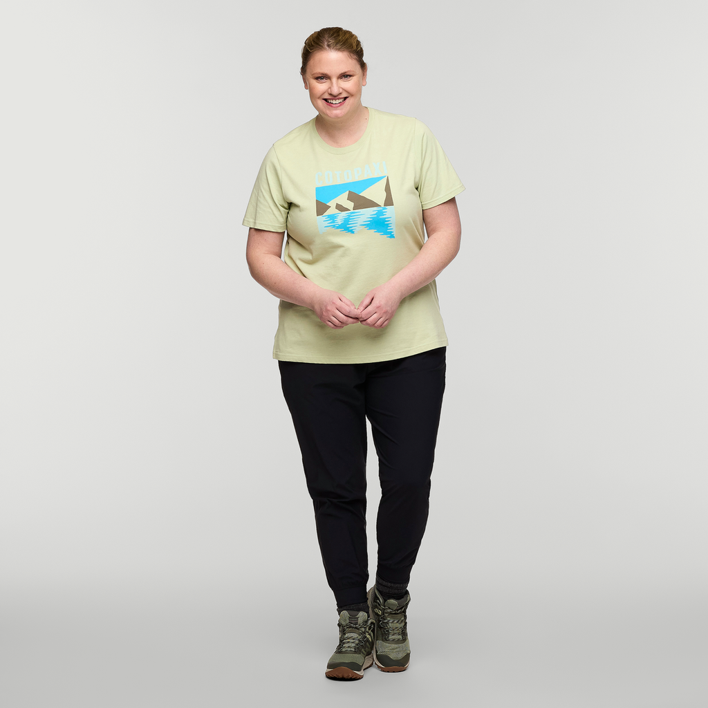 Reflections T-Shirt - Women's, Green Tea, Model Nicole