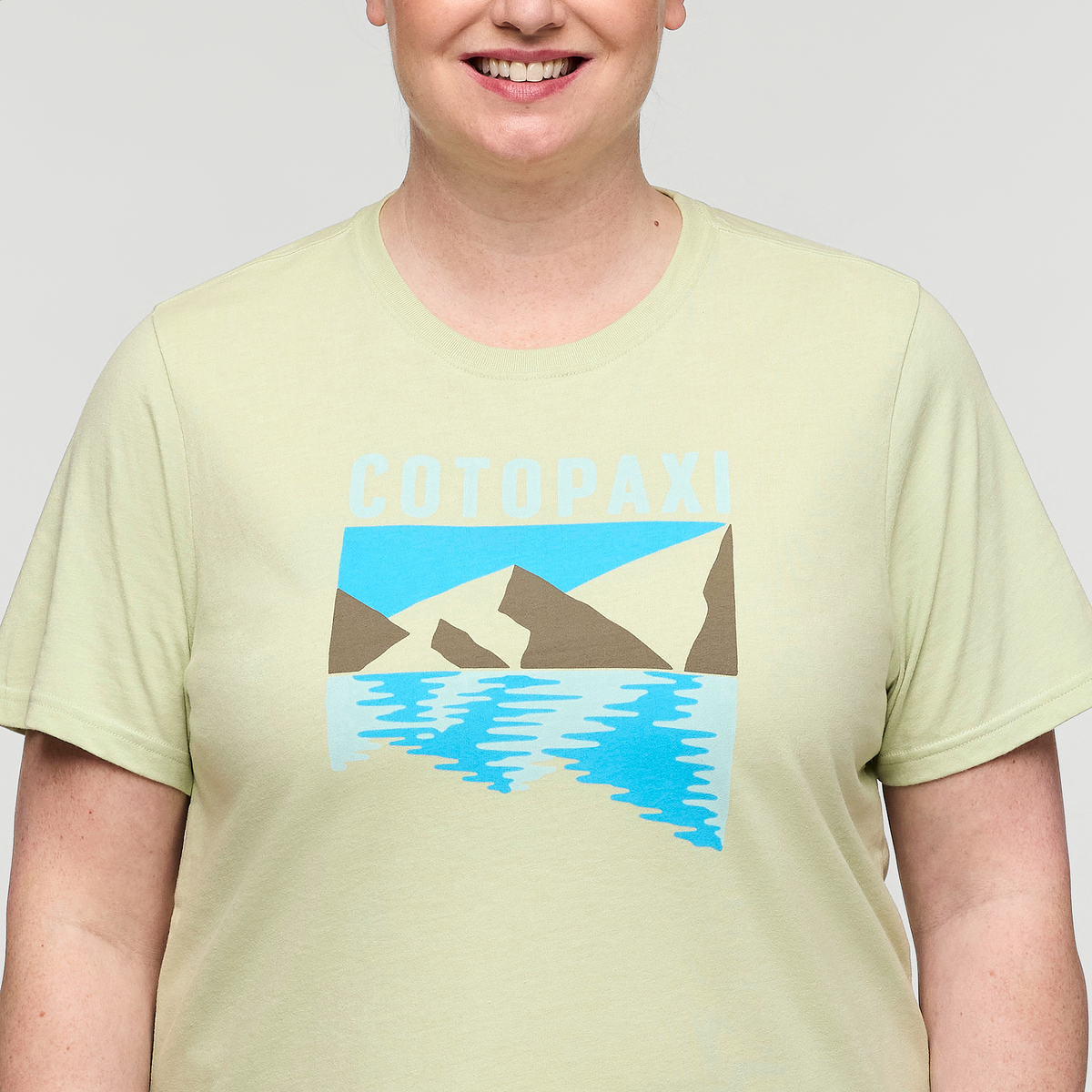 Reflections T-Shirt - Women's, Green Tea, Model Nicole