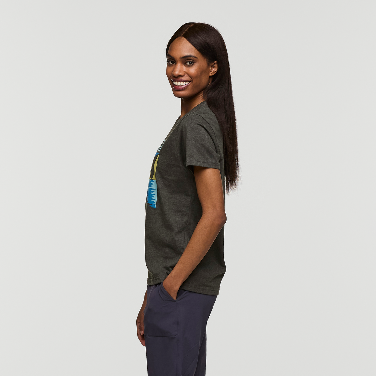 Reflections T-Shirt - Women's, Woods, Model Sydney