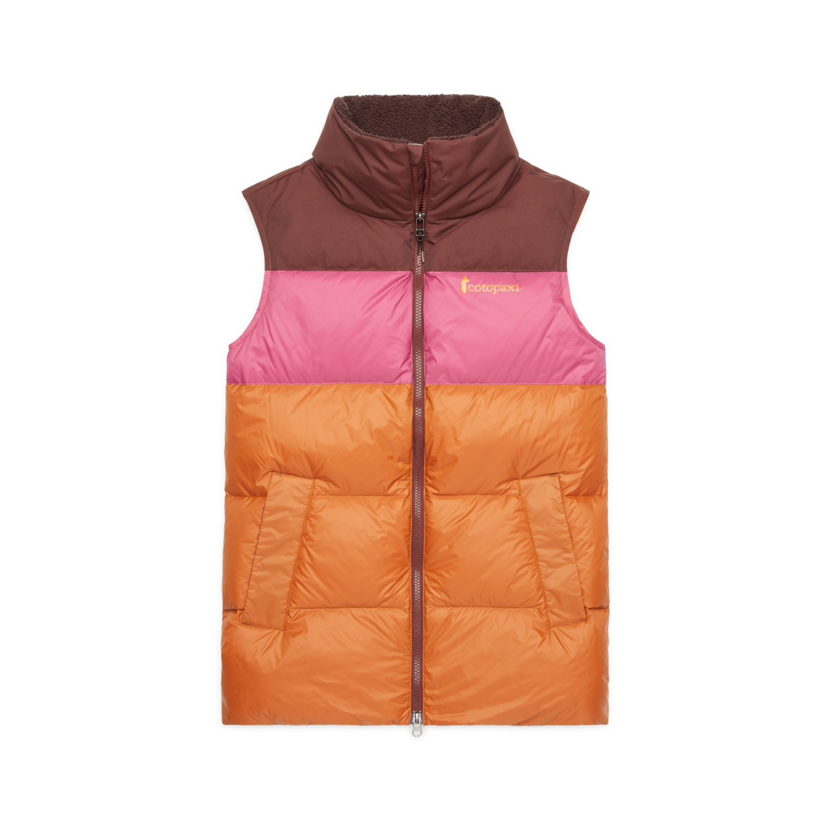 Solazo Down Vest - Women's, Chestnut/Sangria, Detail