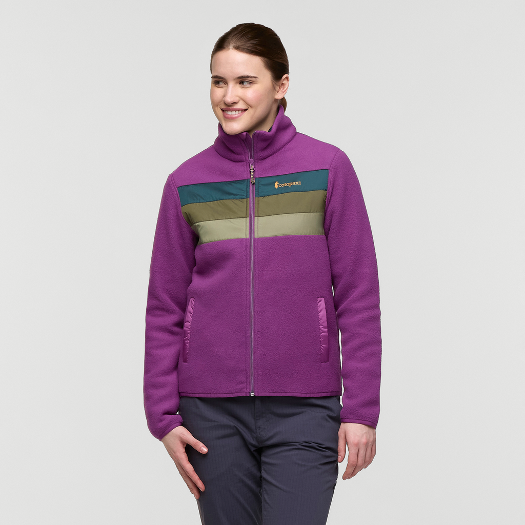 Teca Fleece Full-Zip Jacket - Women's, Amazonia, Model Kathleen