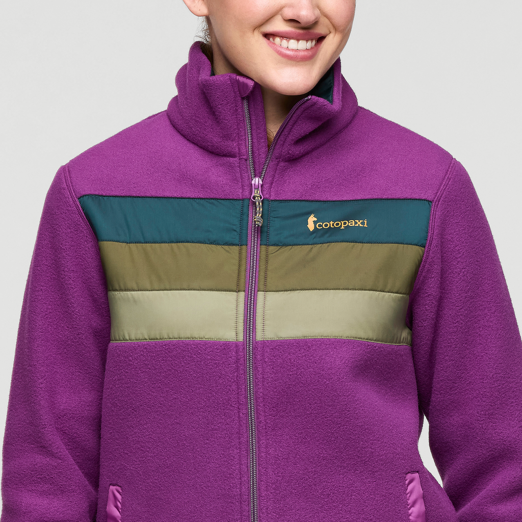 Teca Fleece Full-Zip Jacket - Women's, Amazonia, Model Kathleen