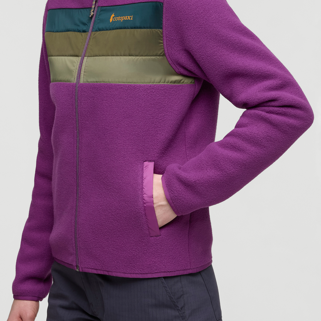 Teca Fleece Full-Zip Jacket - Women's, Amazonia, Model Kathleen