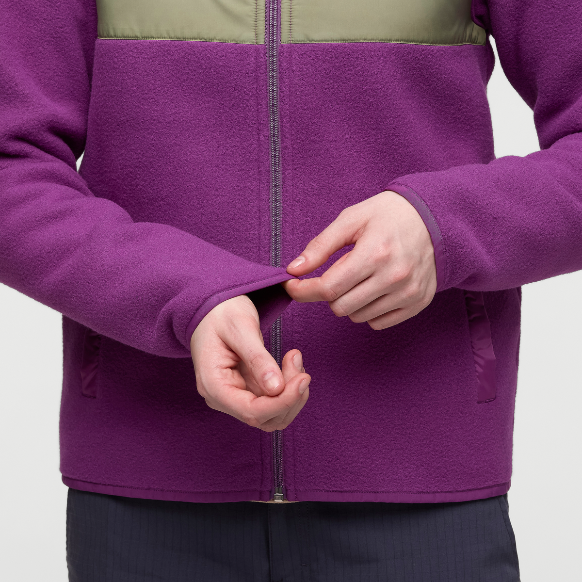Teca Fleece Full-Zip Jacket - Women's, Amazonia, Model Kathleen