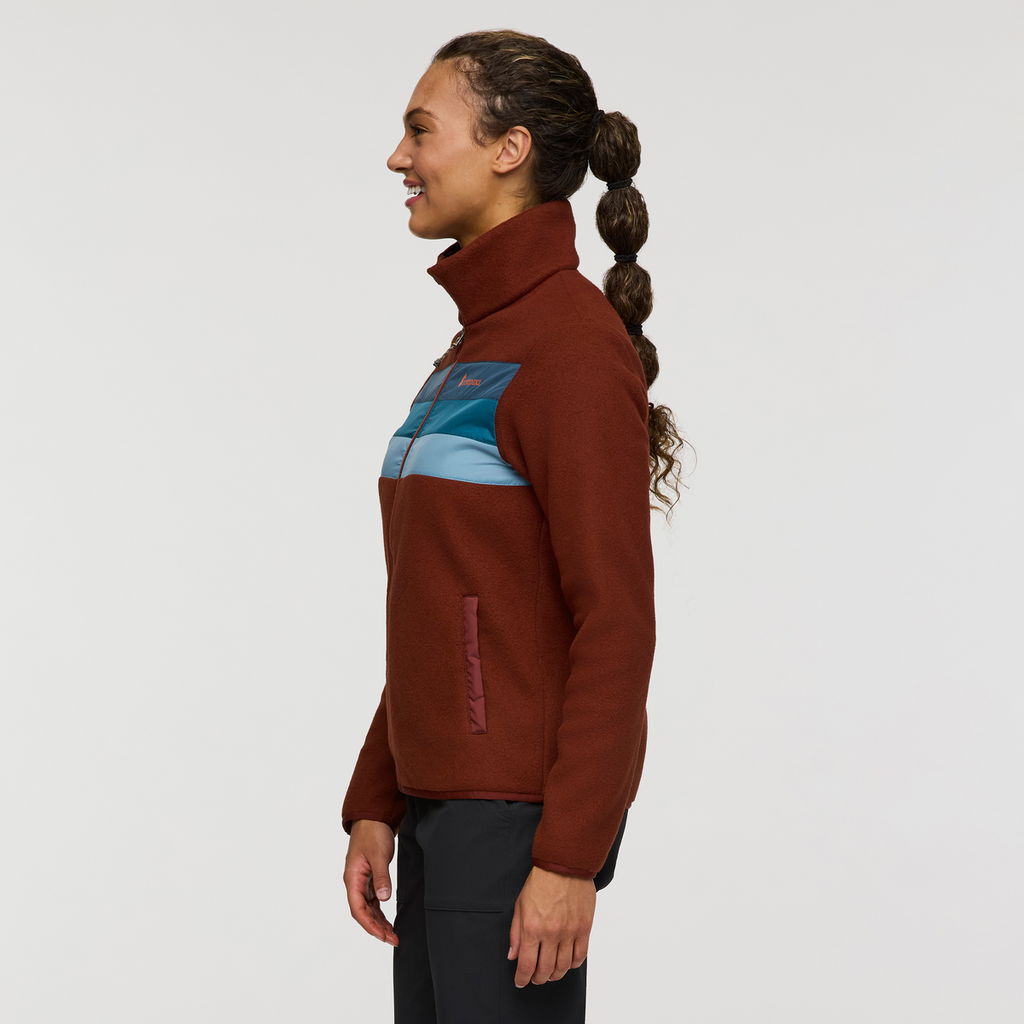 Teca Fleece Full-Zip Jacket - Women's, Copper Coast, Model London